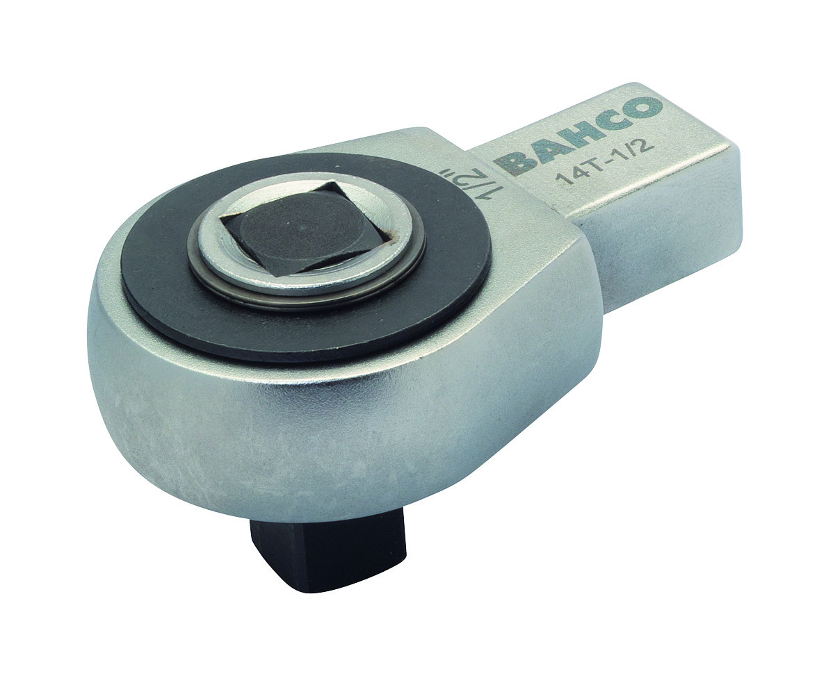Cabeça de roquete de inversão de tipo quadrado com conector retangular Bahco 9T-3/8