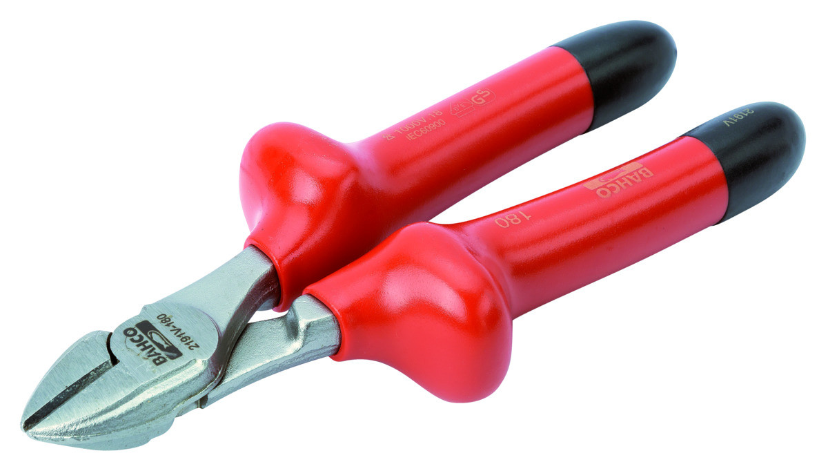 Alicate corte lateral Isolado 1000V Bahco 2191V-180
