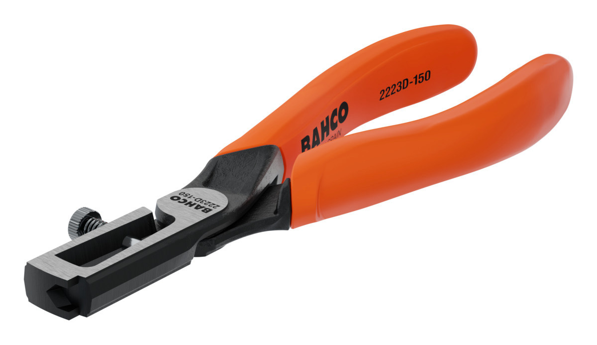 Alicates para descarnar com pegas em monomaterial e acabamento em fosfato(150 mm) Bahco 2223 D-150