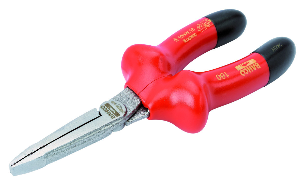 Alicates Pontas chatas Isolado 1000V Bahco 2421V-160