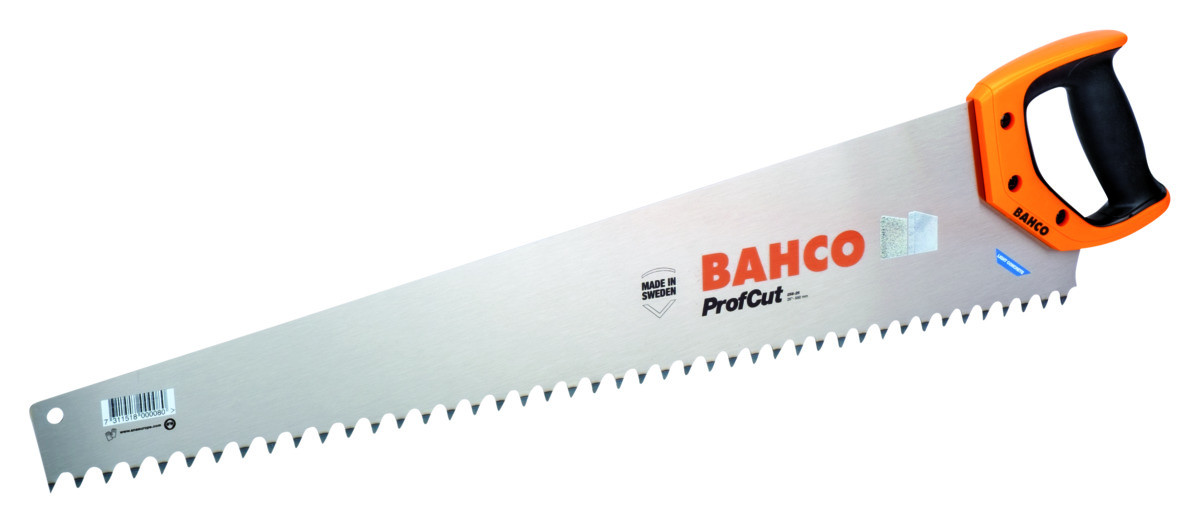 Serrote para betão leve - dente temperado Bahco 256-26