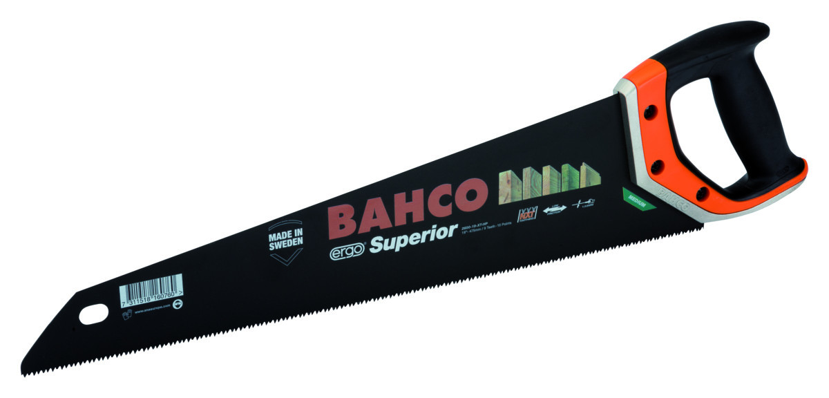 Serrote Profissional Superior- dente temperado Bahco 2600-22-XT-HP