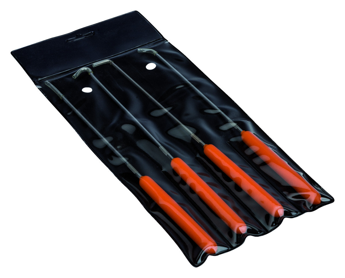 Conjunto de ponteiros, ganchos e varetas compridos 265 mm - 4 peças Bahco 2633L/S4