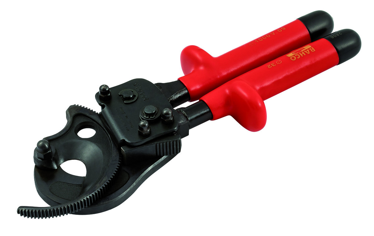 Alicate Corta Cabos Roquete Isolado 1000V -255 mm Bahco 2806-35V