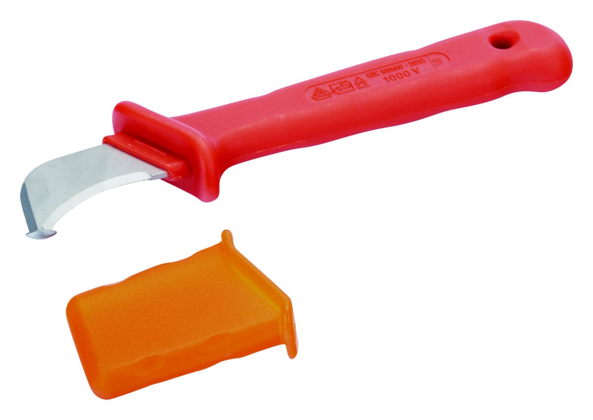 Navalha Curva Electricista Isolada 1000V Bahco 2820VHELP