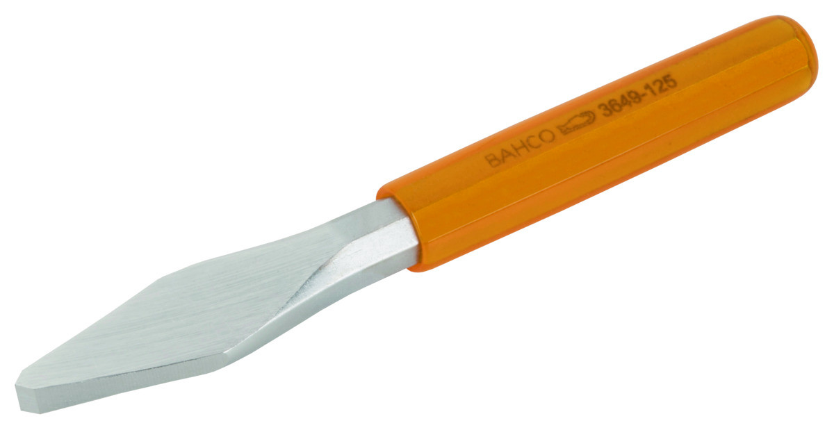Formão com haste octogonal plana e revestimento de plástico 125 mm Bahco 3649-125