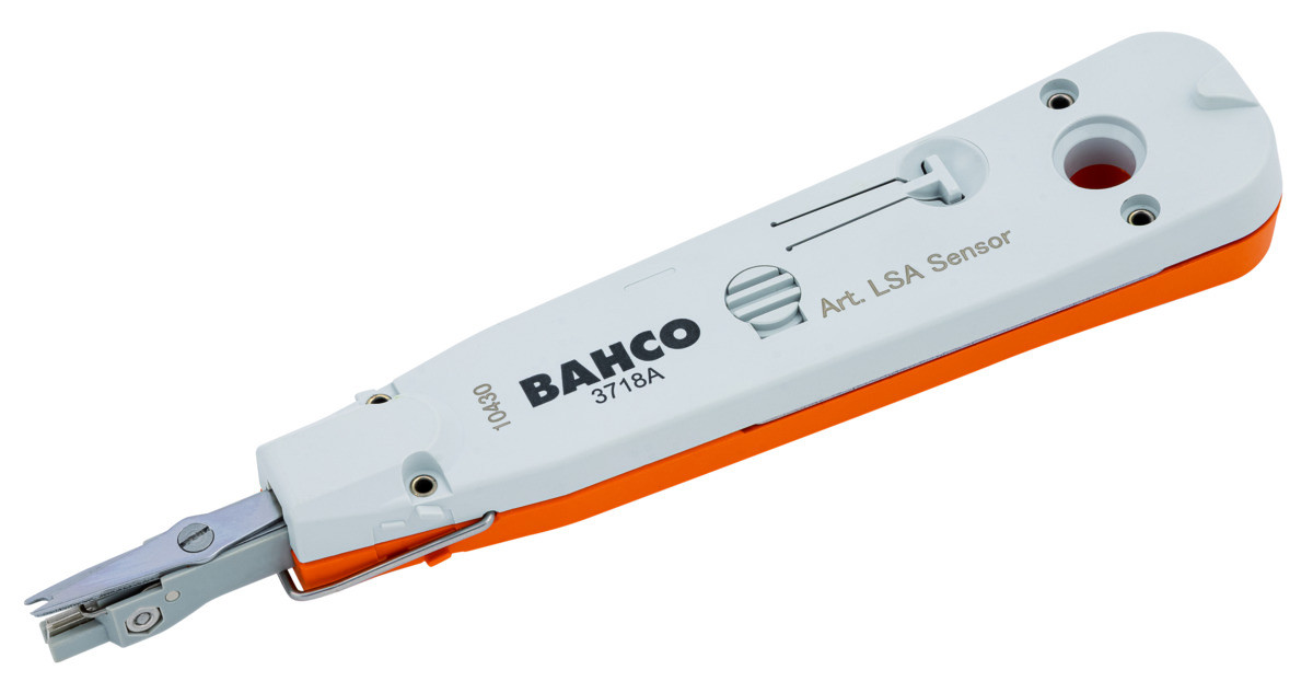 Ferramenta de inserção para blocos LSA de 0,35 mm - 0,9 mm / 0,7 mm - 2,6 mm Bahco 3718 A