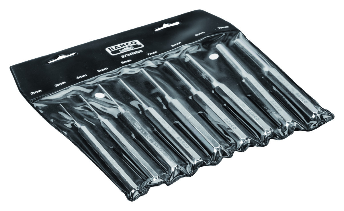 Conjunto de punções de arrombar Bahco 3734NS/9