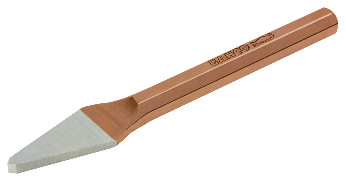 Formão com haste octogonal e acabamento de cobre envernizado - 125 mm Bahco 3749-125