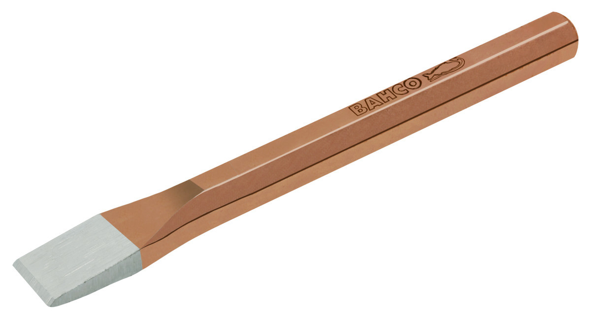 Cinzel de pedreiro com haste octogonal e acabamento de cobre envernizado - 150 mm Bahco 3756-150