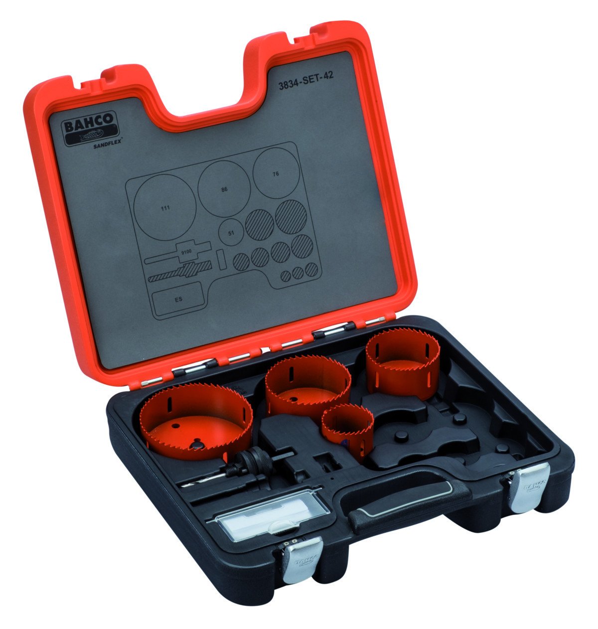 Conjunto de serras craneanas + árvores Bahco 3834-SET-42