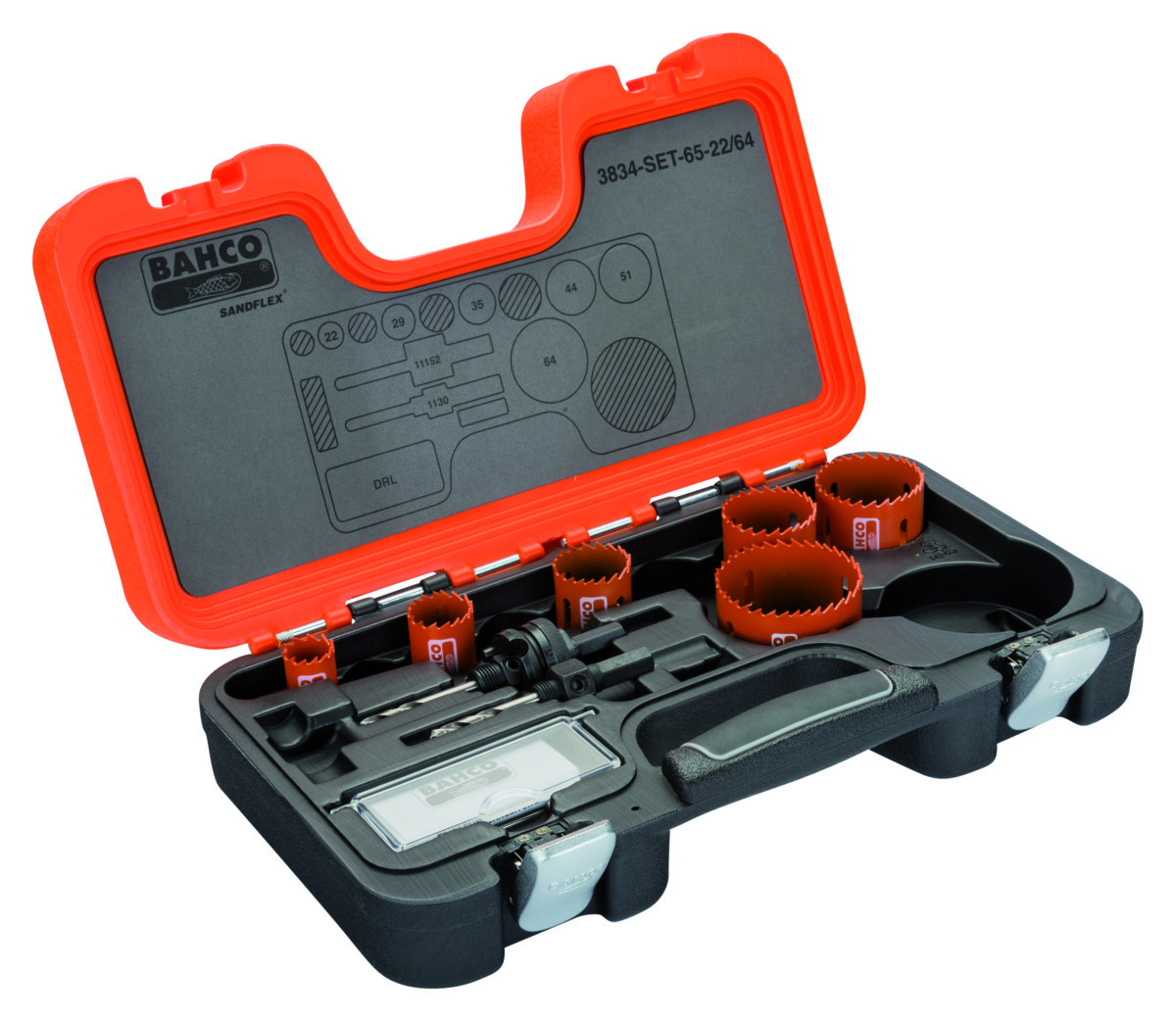 Conjunto de serras craneanas + árvores Bahco 3834-SET-65-22/64