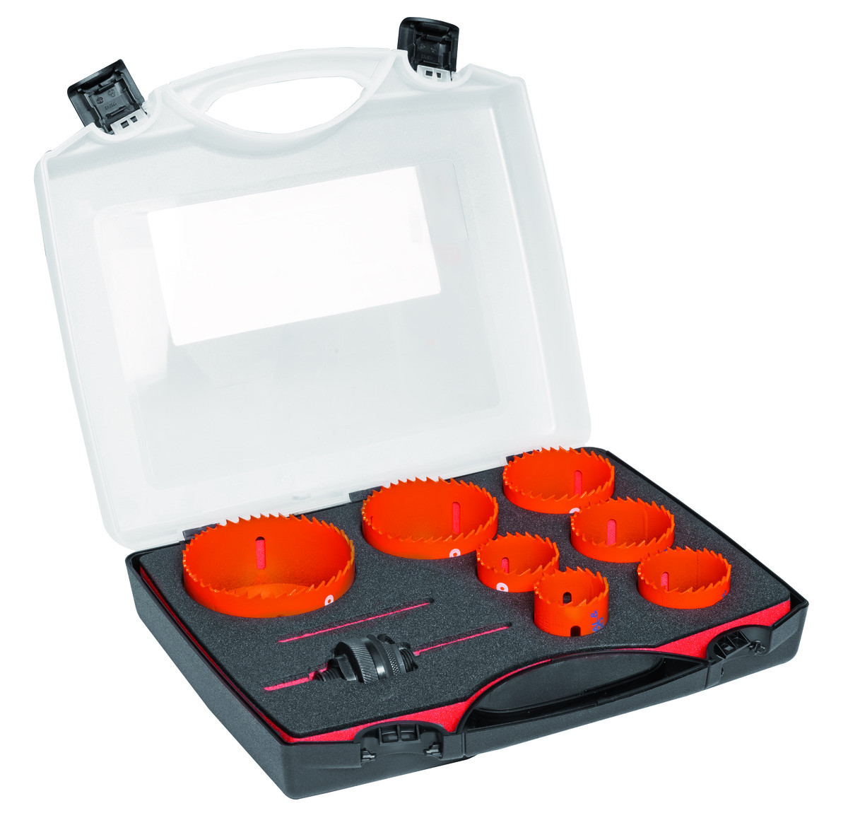 Conjunto de serras craneanas em bimetal Sandflex® de 35 mm-83 mm - 9 peças Bahco 3834-SET-72-35/83