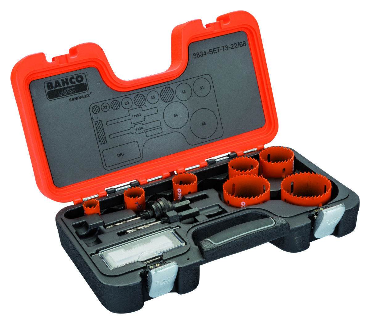 Conjunto Serras Craneanas 9 peças Bahco 3834-SET-73-22/68