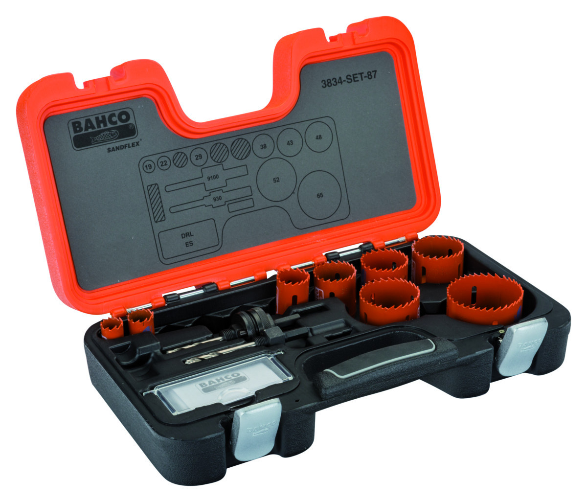 Conjunto de serras craneanas + árvores Bahco 3834-SET-87