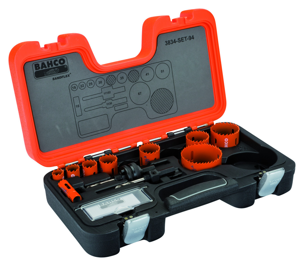 Conjunto de serras craneanas + árvores Bahco 3834-SET-94