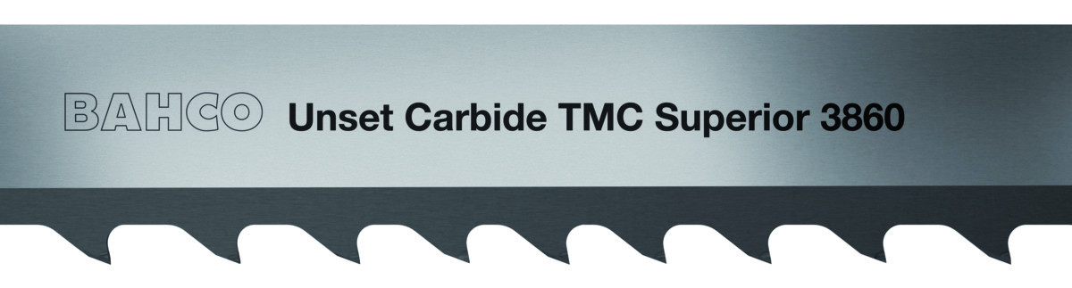 Serras de fita de carboneto para corte de metal Bahco 3860-67-1.6-TMC-1/1.25S