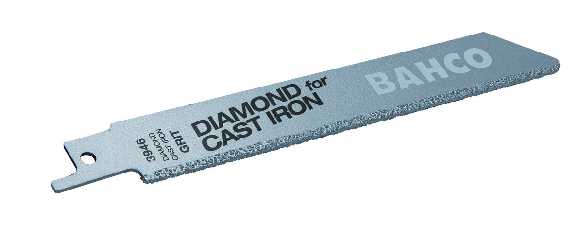 Lâminas de grão de diamante de serra Sabre para ferro fundido e cerâmica 100 mm Bahco 3946-100-DG-ST-2P