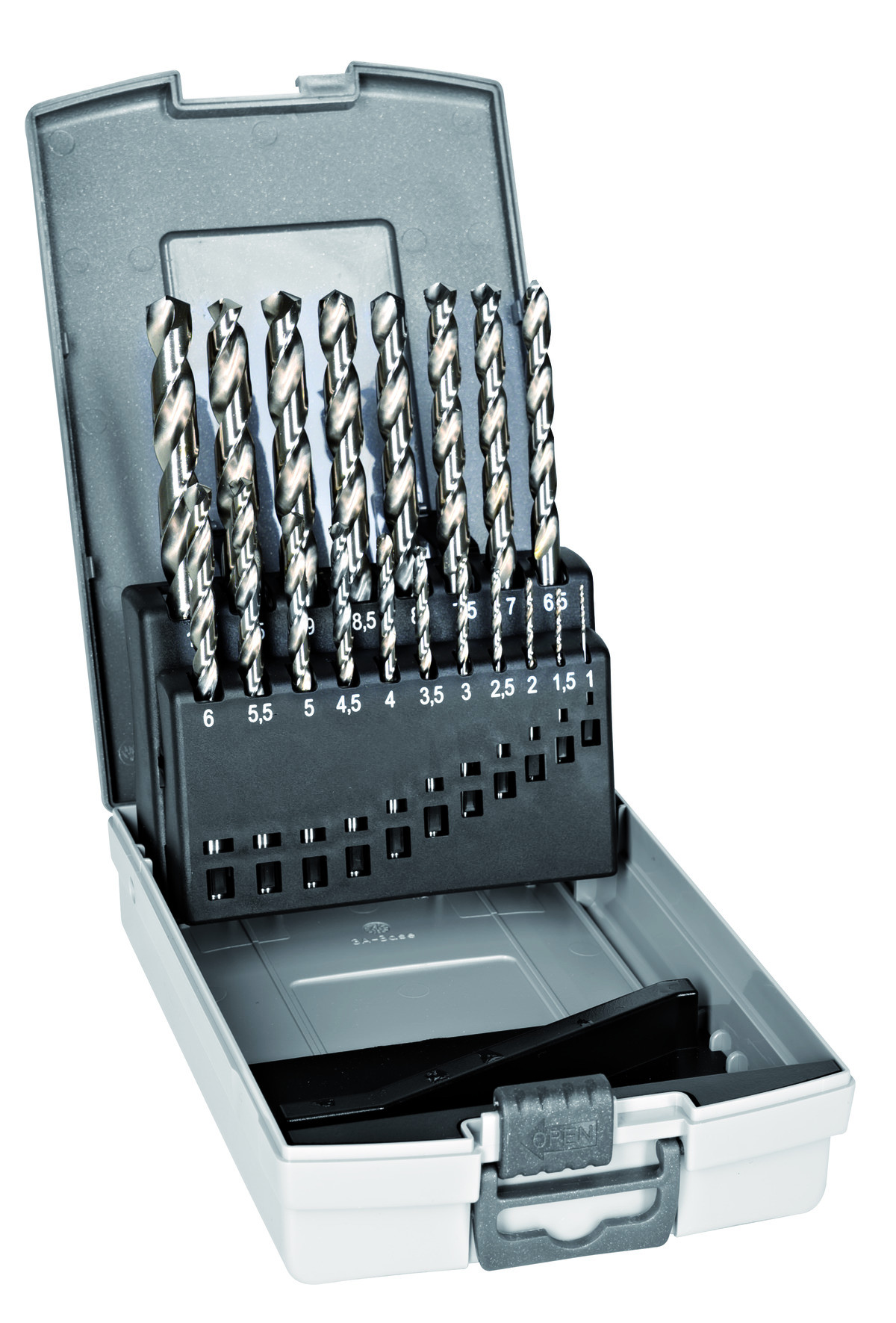 Conjunto de brocas HSS-G para metal - 19 peças Bahco 4513-SET-19