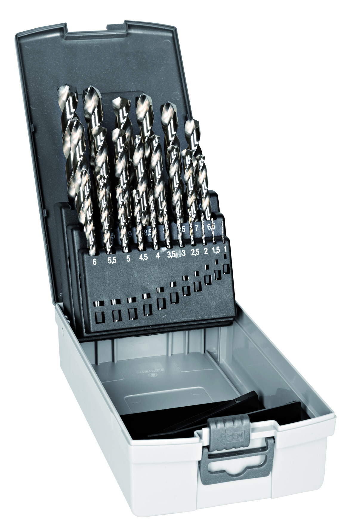 Conjunto de brocas HSS-G para metal - 25 peças Bahco 4513-SET-25