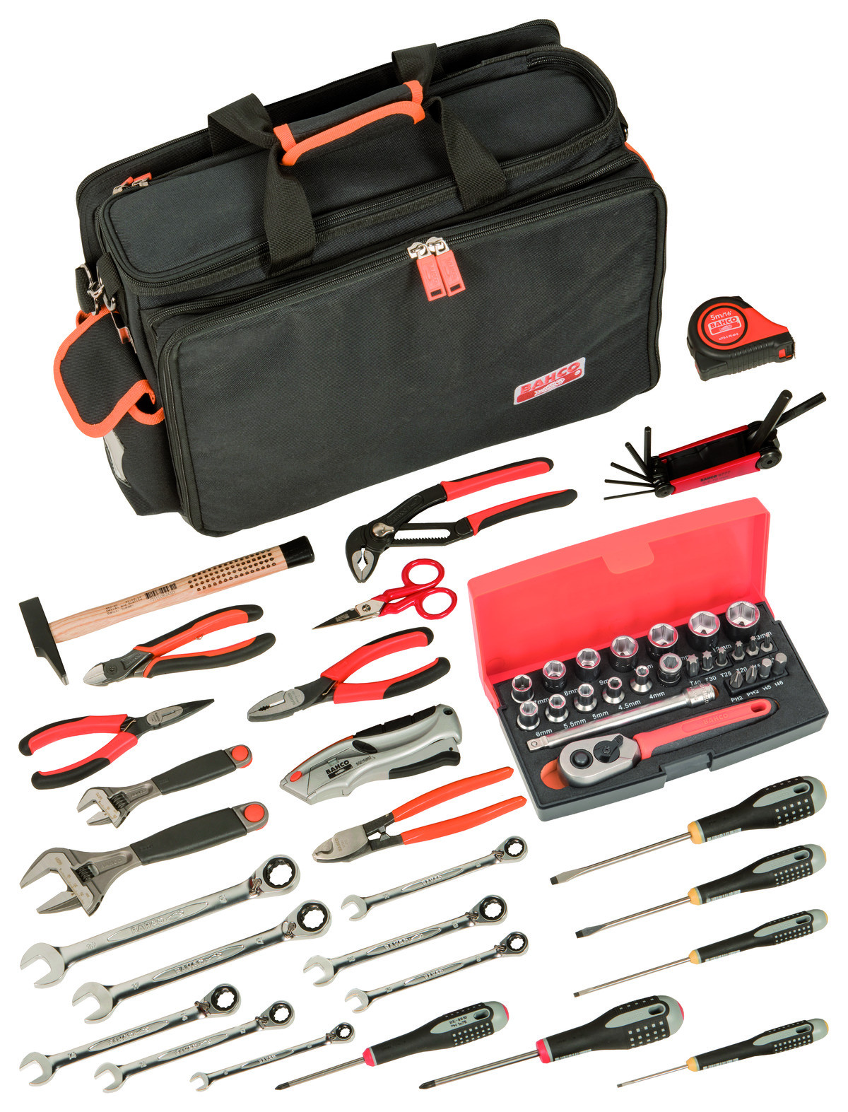 Bolsa 4750FB4-18 com 32 ferramentas Bahco 4750FB4-18TS001