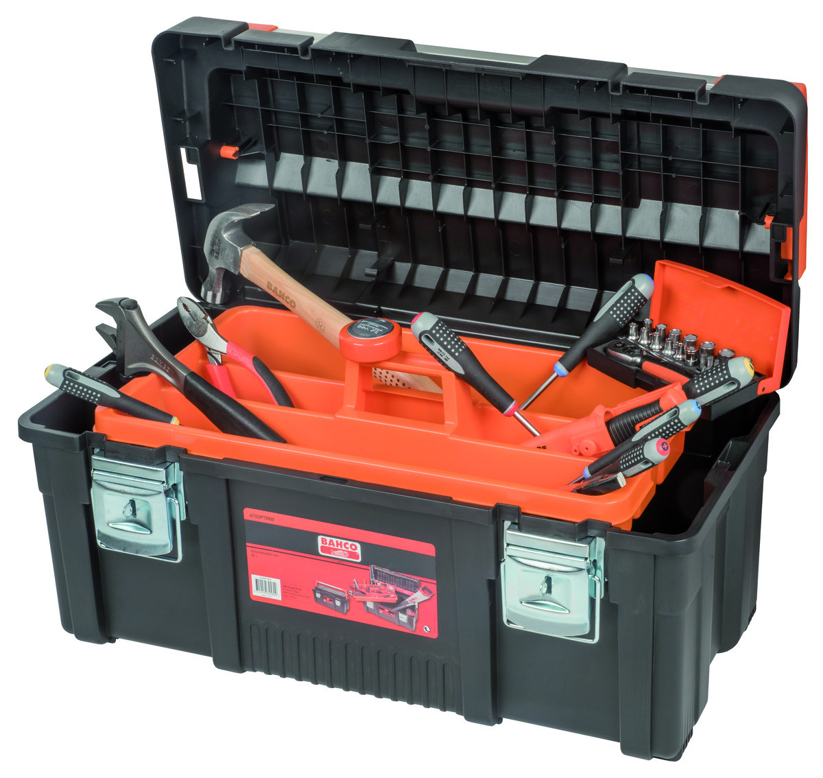Caixa metálica para kit de ferramentas de utilização geral - 37 peças Bahco 4750PTB65TS5