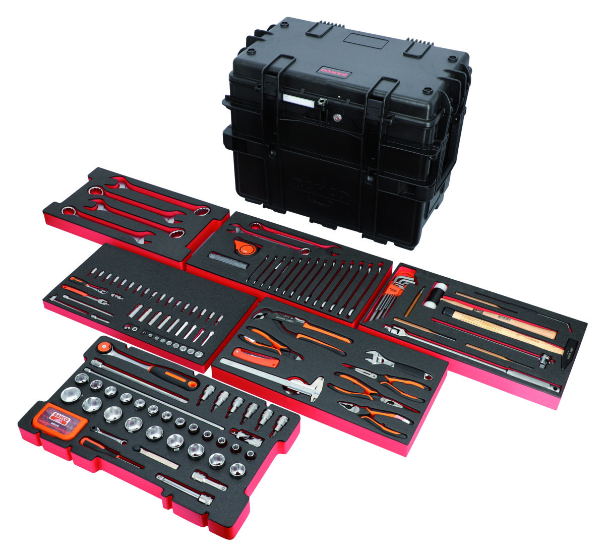 Mala 4750RCWD4 com 162 ferramentas Bahco 4750RCWD4FF1