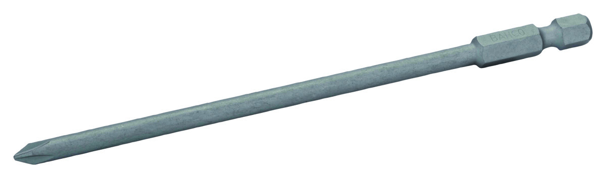 Pontas de aparafusadora standard 1/4" para parafuso PH3 - 125 mm - 2 Pcs/Embalagem blister Bahco 59S/125PH3-2P