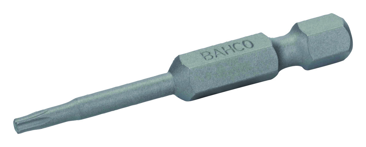 Pontas de aparafusadora standard 1/4" para parafuso T10 -50 mm - 2 Pcs/Embalagem blister Bahco 59S/50T10-2P