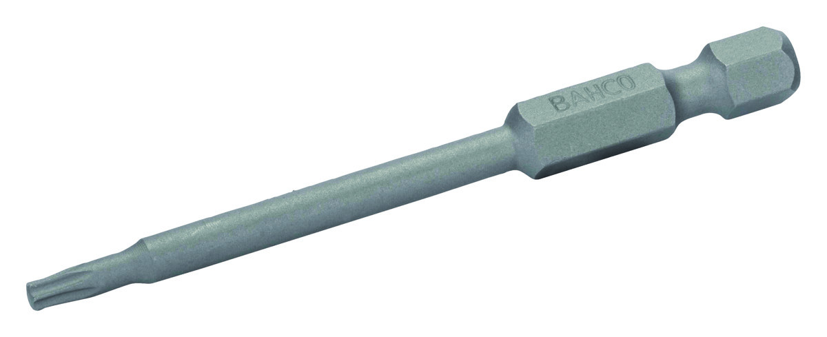 Pontas de aparafusadora standard 1/4" para parafusos T30 -70 mm - 2 Pcs/Embalagem blister Bahco 59S/70T30-2P