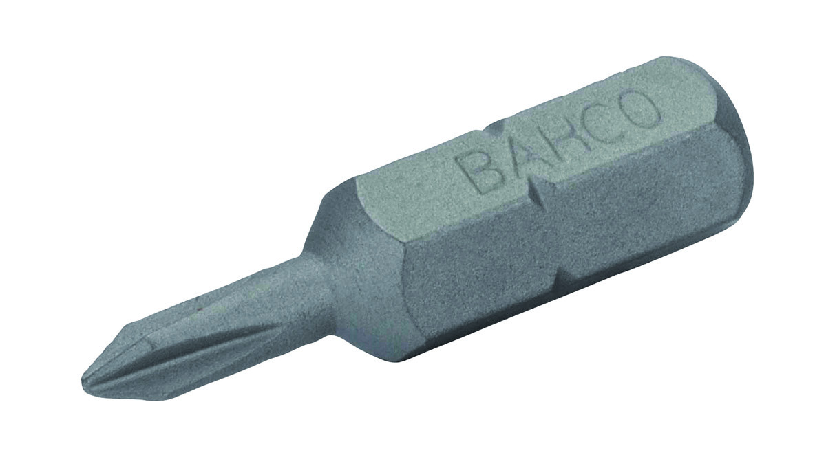 Pontas de aparafusadora standard 1/4" para parafusos Phillips de PH2 - 25 mm - 10 Pcs/Caixa de plástico Bahco 59S/PH2