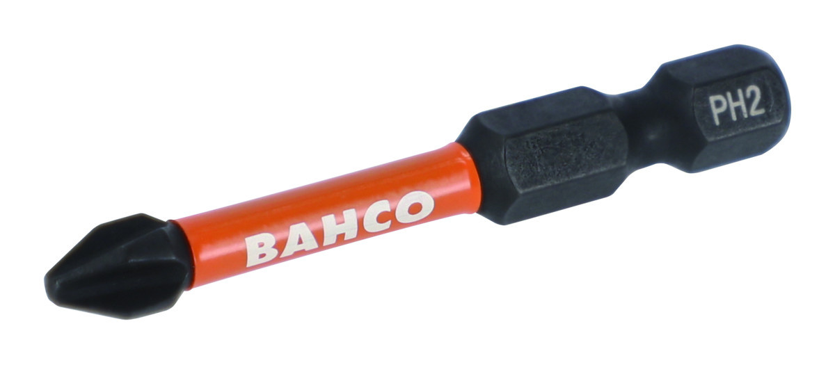 Chaves de fendas de torção de impacto de 1/4" para parafusos de cabeça Phillips PH3 de 50 mm - 2 unidades/blister Bahco 66IM/50PH3-2P