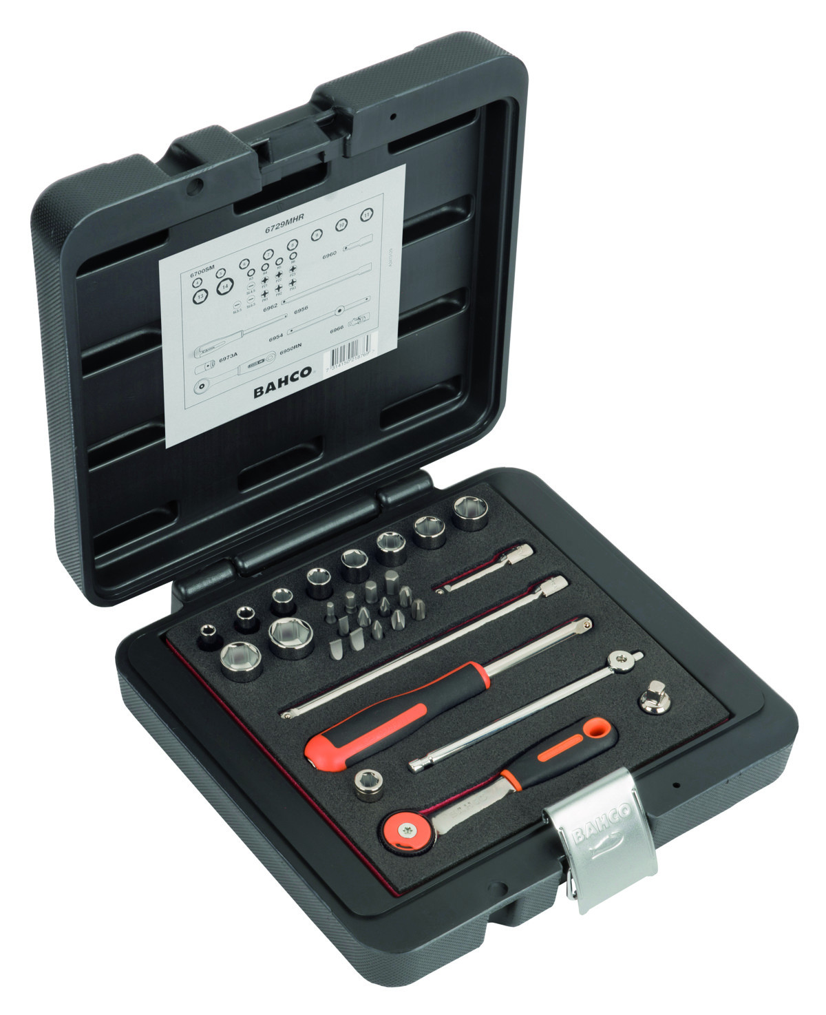 Conjunto de chaves de caixa 1/4' Bahco 6729MHR
