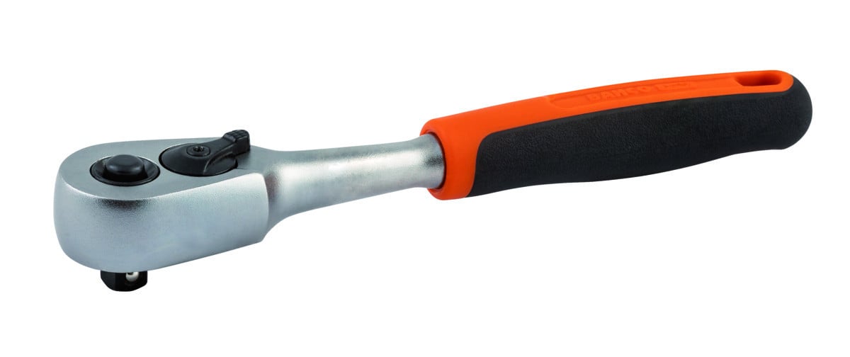 Roquete reversível 1/4". embalagem unitária, 145mm Bahco 6950QR
