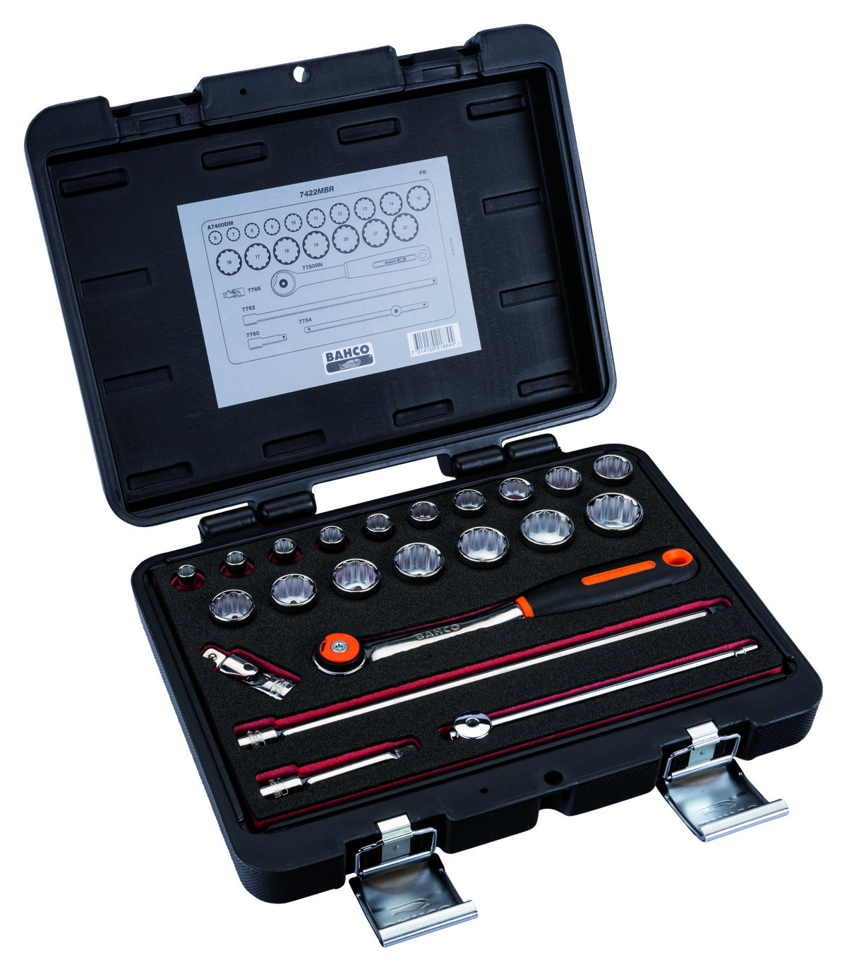 jogo de chaves 3/8" Bahco 7422MBR