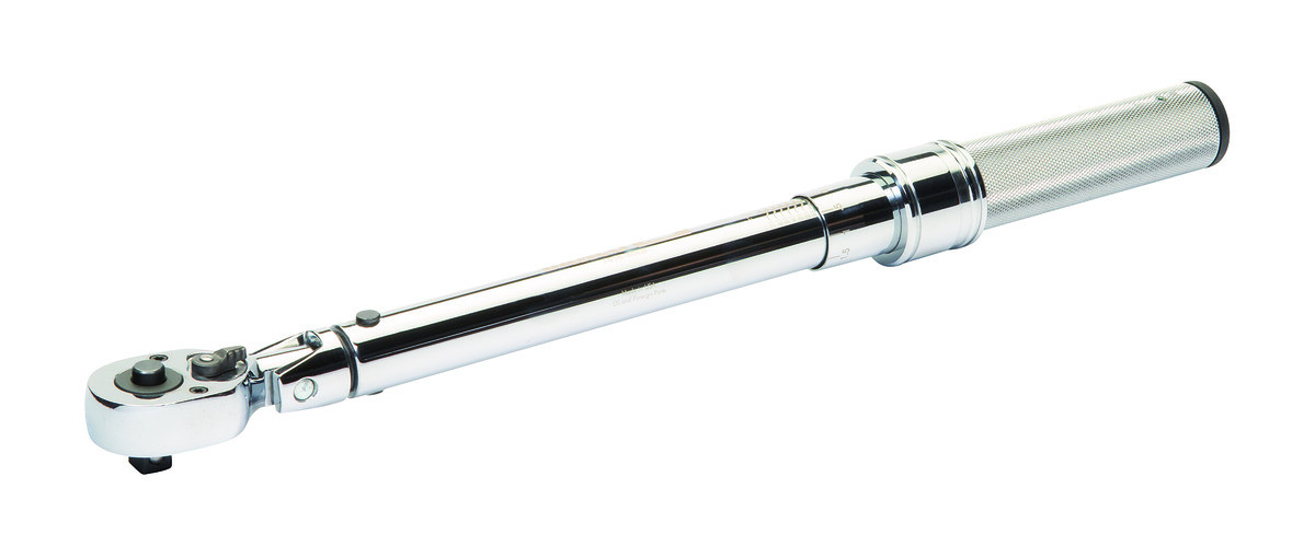 Chave dinamométrica de roquete mecânica ajustável com escala marcada e cabeça de roquete flexível Bahco 7456-80LB