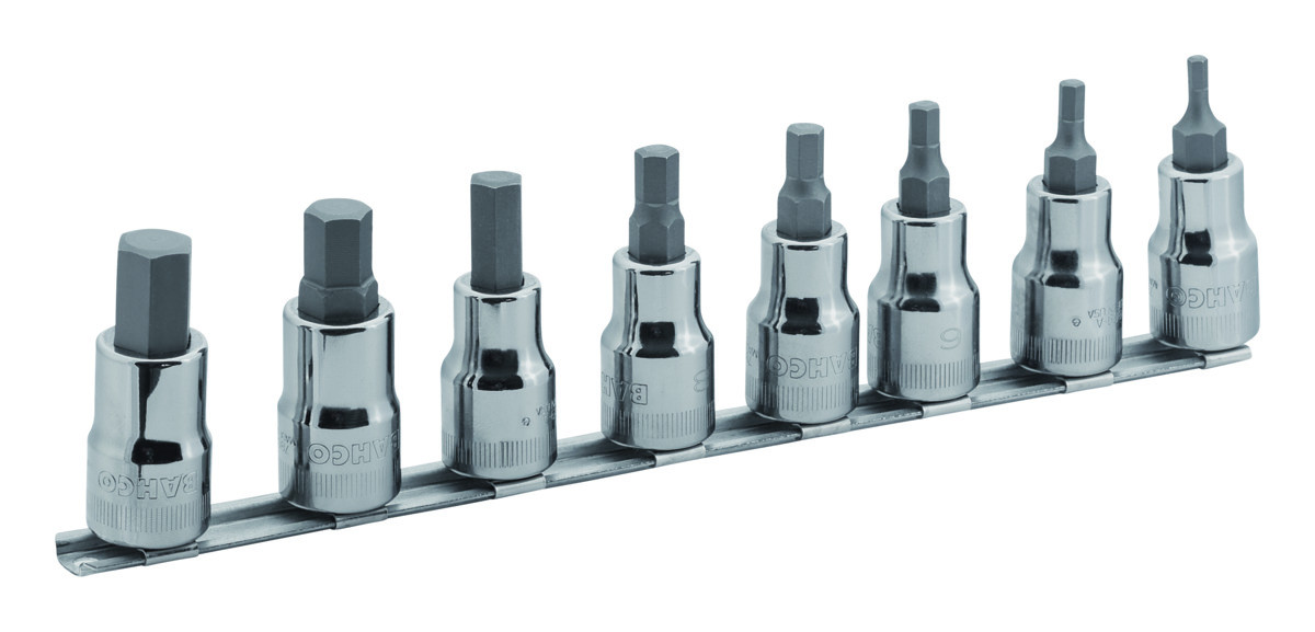 Chaves de impacto 1/2' para parafusos hexagonais Bahco 7808HM