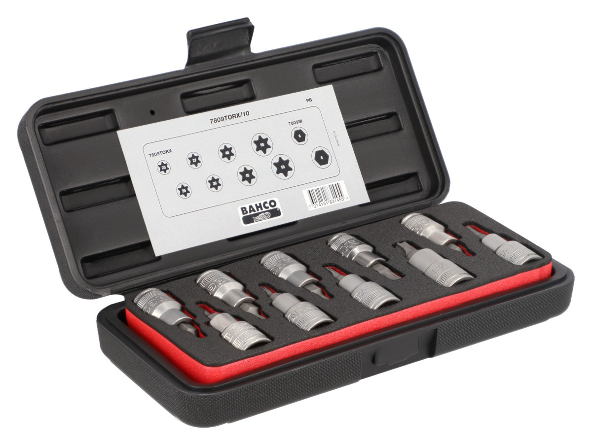 Jogo de 10 chaves de caixa Bahco 7809TORX/10