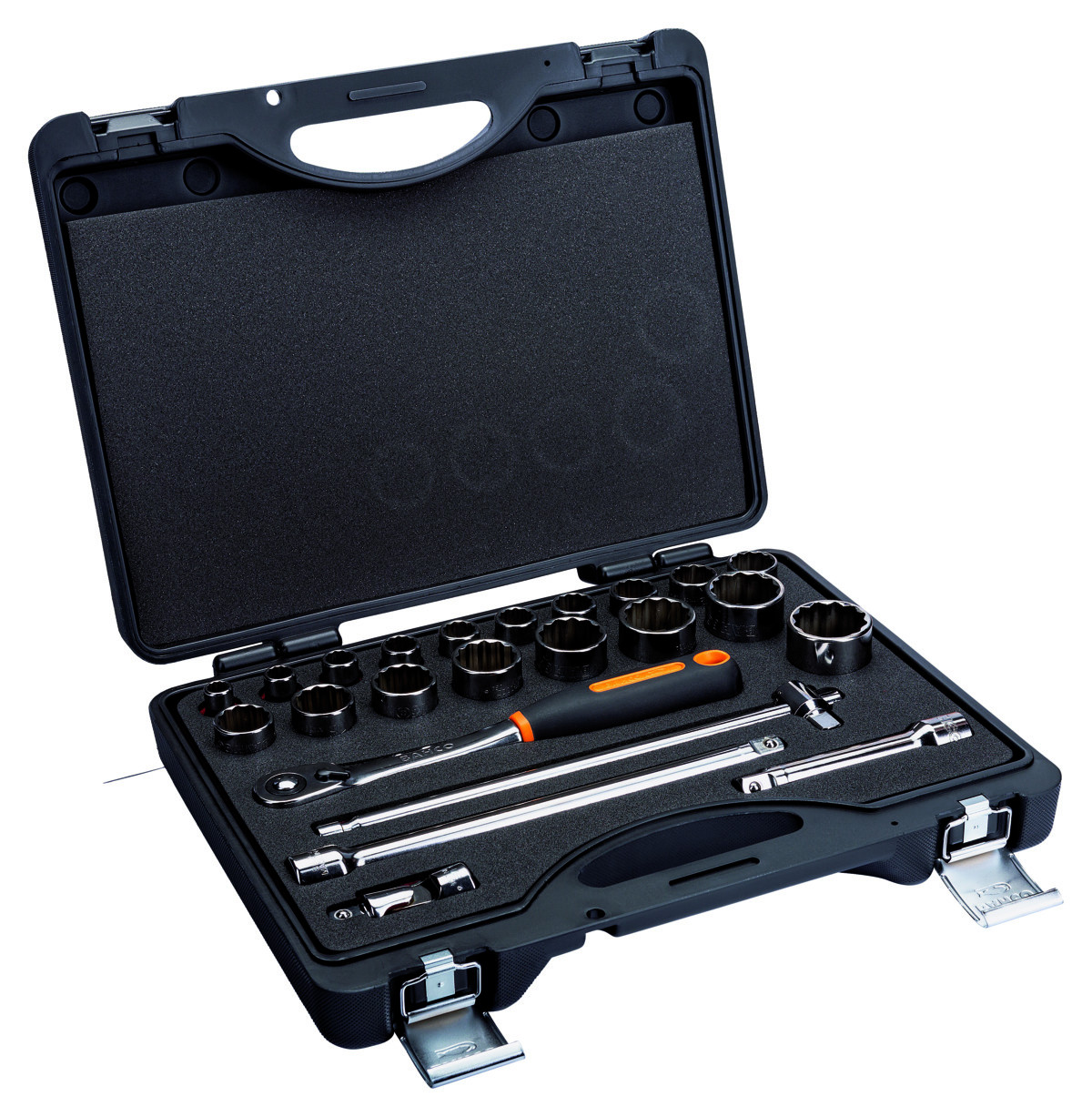 Conjunto de chaves de caixa de 1/2", AF, 23 peças Bahco 7823DZS