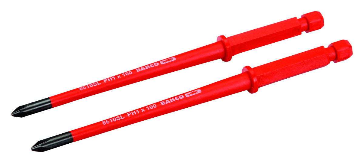 Lâminas substituíveis isoladas com diâmetro reduzido para parafusos Phillips, 100mm Bahco 8620SL-2P