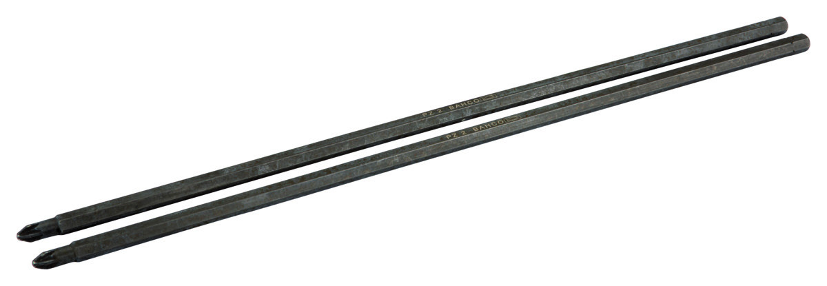 Lâminas sextavadas 1/4" para parafusos Pozidriv, 300mm Bahco 8810L-2P