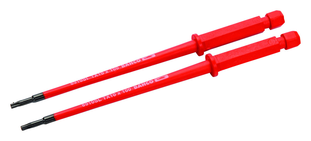 Lâminas substituíveis isoladas com diâmetro reduzido para parafusos TORX®, 100mm Bahco 8925SL-2P