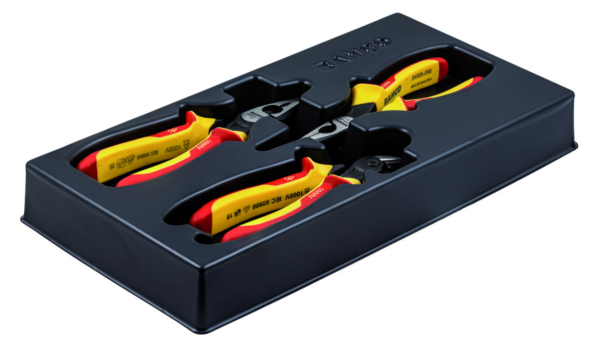 Conjunto de alicates isolados ERGO™ - 3 Pcs Bahco 9897S/3