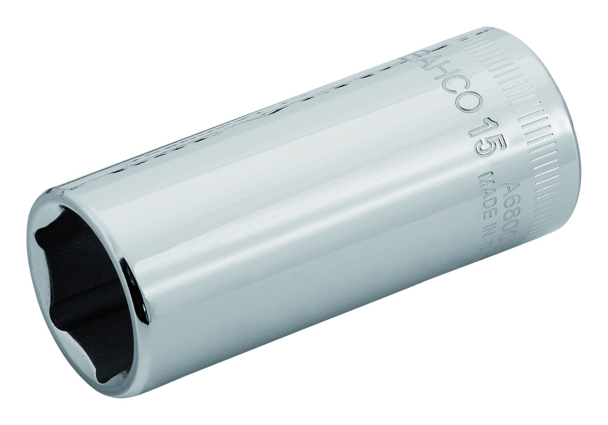 Chaves de caixa série longa de 1/4", sextavadas Bahco A6800SM-14