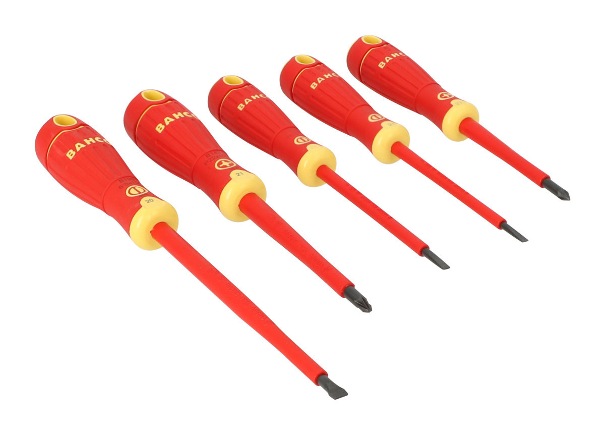 Jogo de chave de parafusos isoladas BahcoFit, 5 peças Bahco B220.015