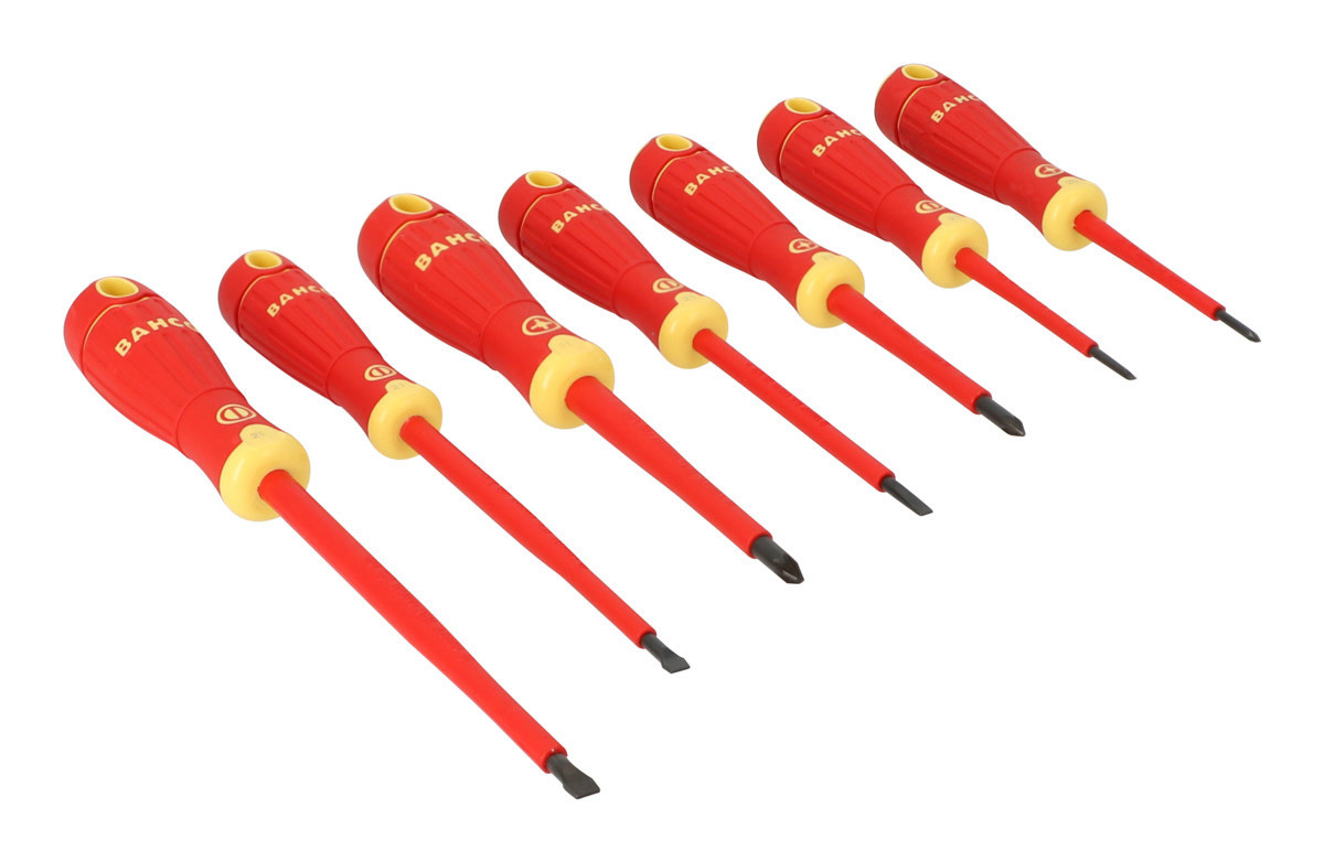 Jogo de chave de parafusos isoladas BahcoFit, 7 peças Bahco B220.017