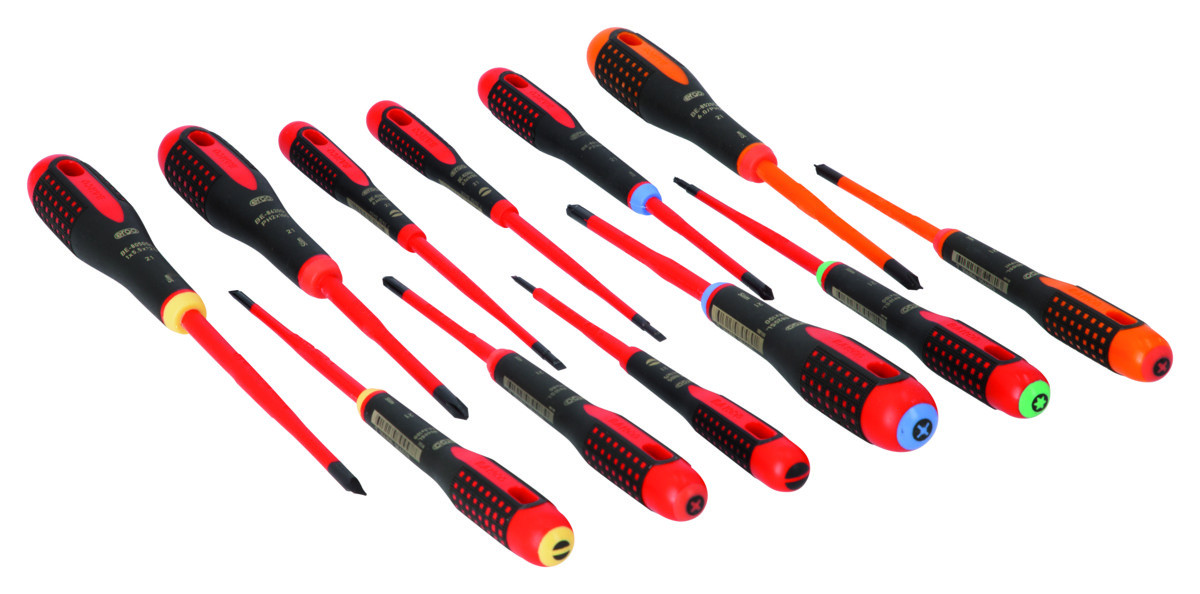 Conjunto de chaves de parafusos isoladas ERGO™, 12 peças Bahco BE-9878SL