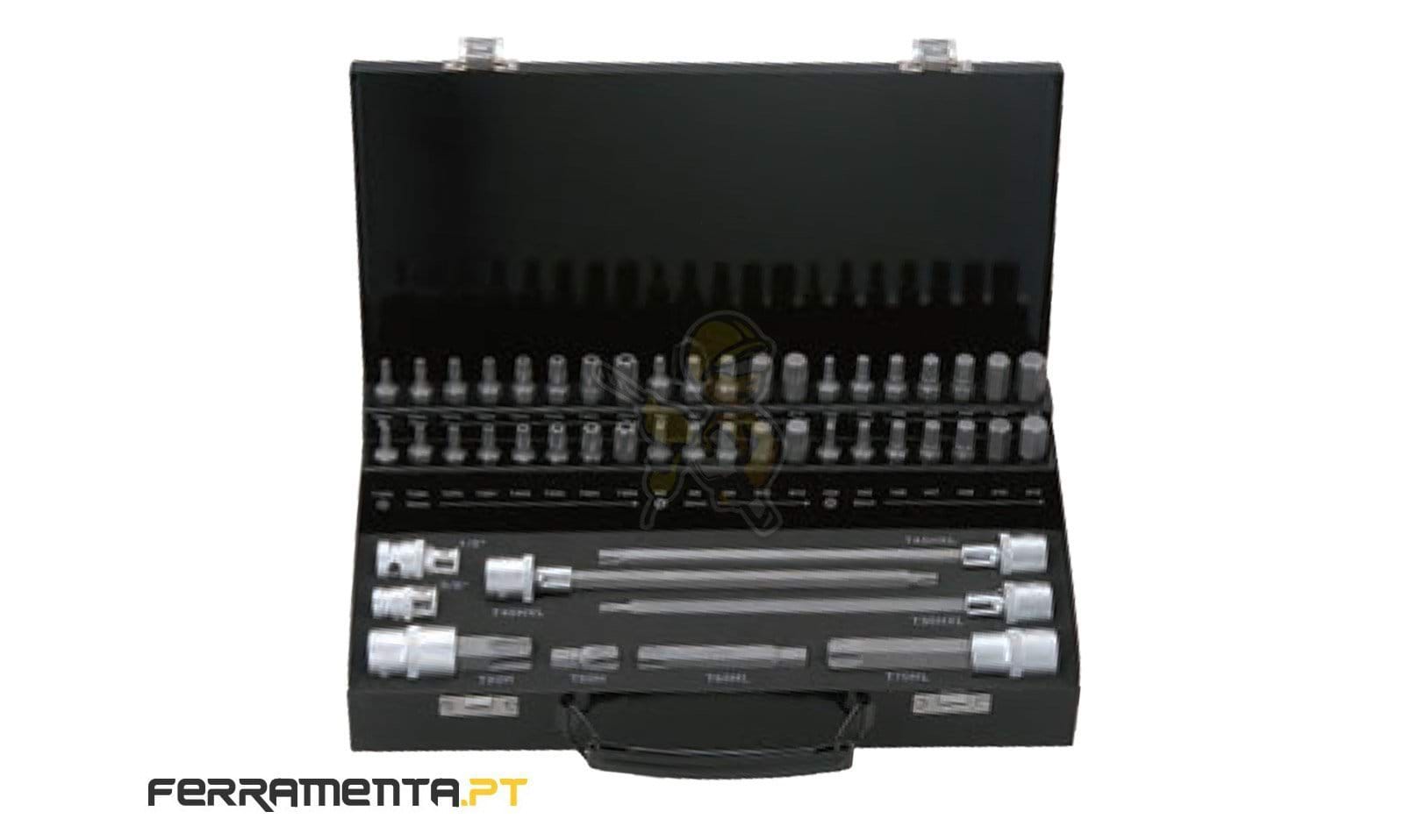 Jogo de 49 Bits 10 mm Bahco BE5049 