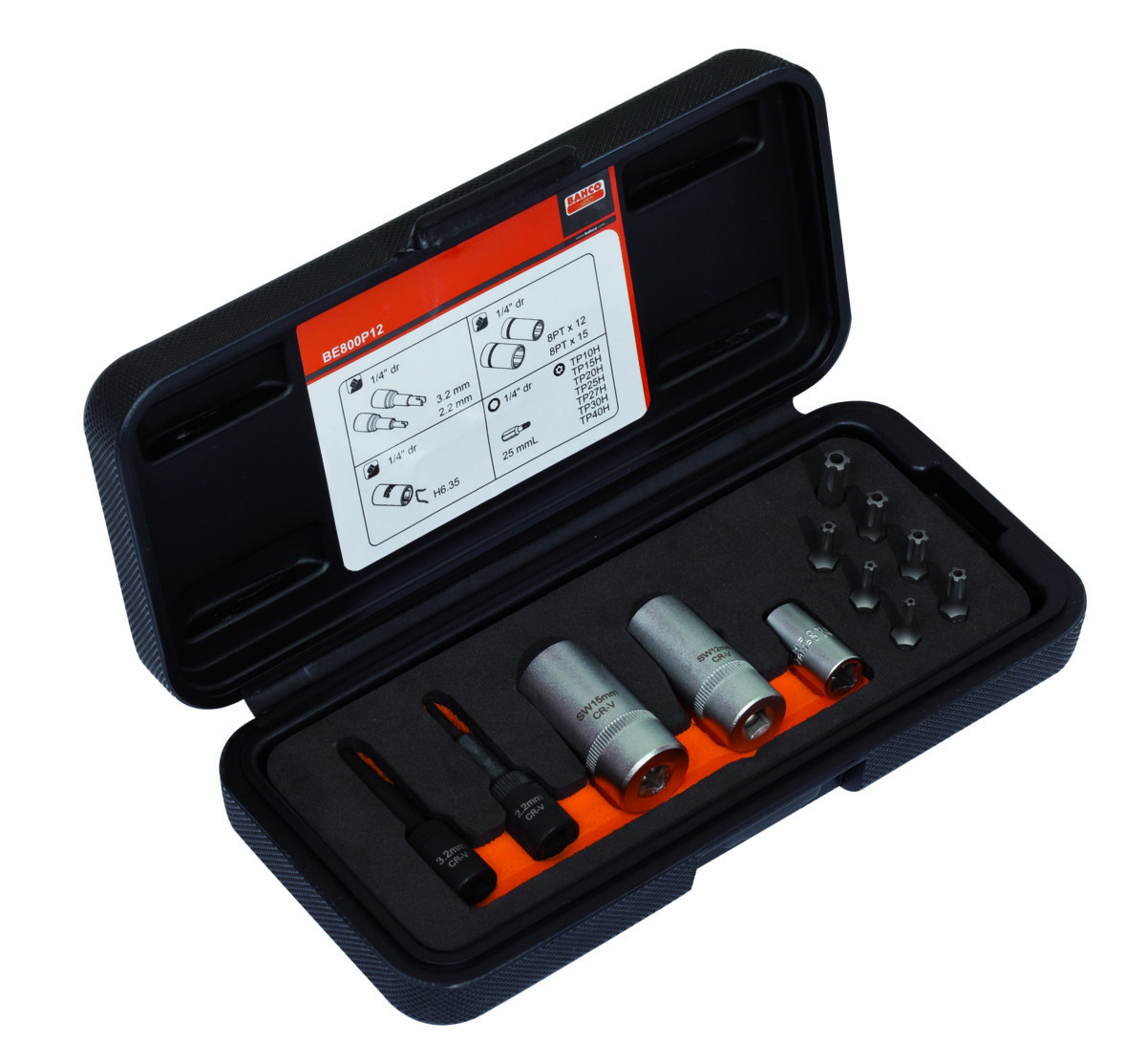 Conjunto de ferramentas para reparação de Ar Condicionado Bahco BE800P12