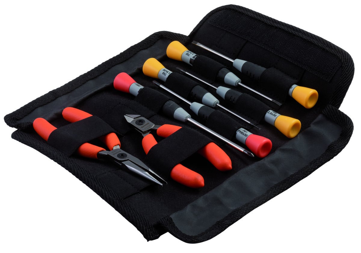 Conjunto de chaves de parafusos e alicates compactos 8 peças Bahco C3903/2-6